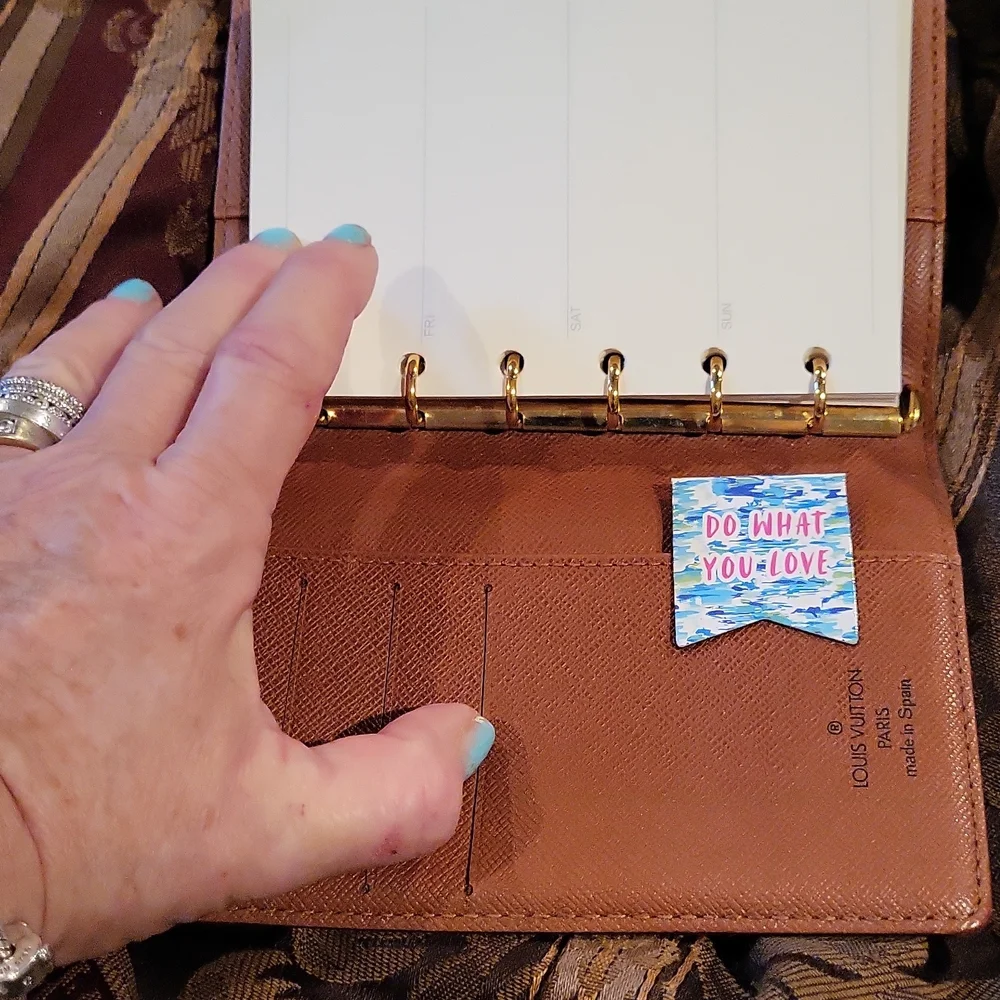 Louis vuitton HP 4 items   pm agenda passport  gorgeous dust cover box